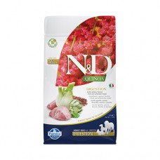 ND Quinoa Digestion Lamb – пълноценна храна с киноа за кучета в зряла възраст над 1г. за всички породи, с високо смилаема формула за здравето на стомаха с агнешко, копър, мента и артишок